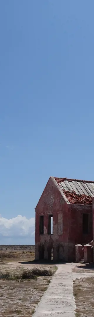 Leuchtturmruine auf Klein Curaçao